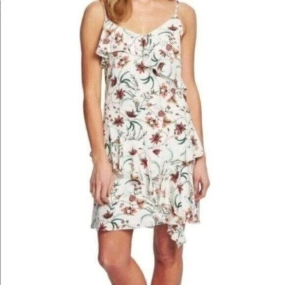 CeCe Women's Ruffle Desert Floral Print Dress